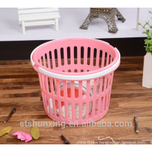 Cheap handy storage mini handle plastic basket with handle